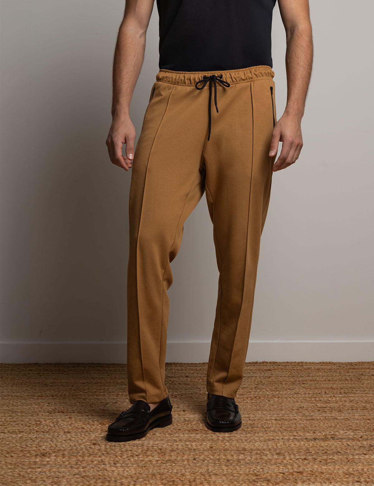 White Label Bonded Interlock Jogger Pants for Men