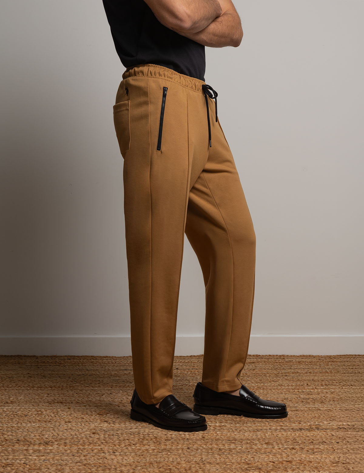 White Label Bonded Interlock Jogger Pants for Men