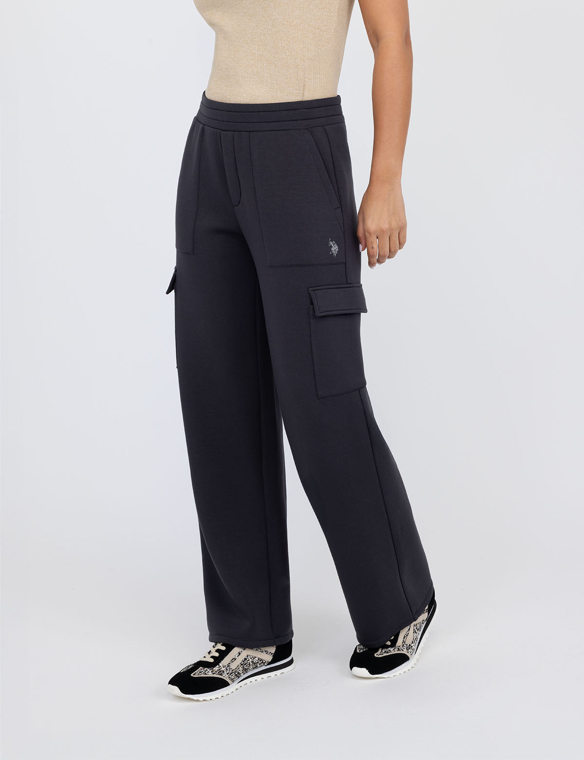 White Label Straight Fit Cargo Scuba Pants