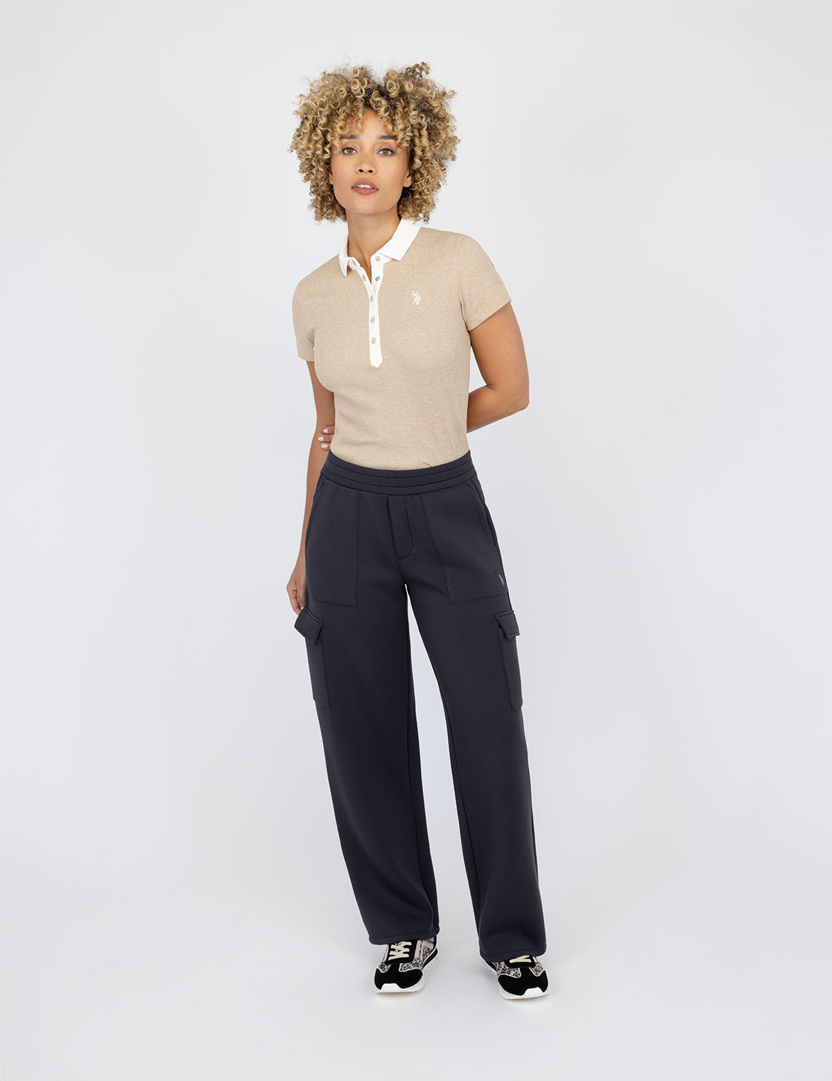 White Label Straight Fit Cargo Scuba Pants