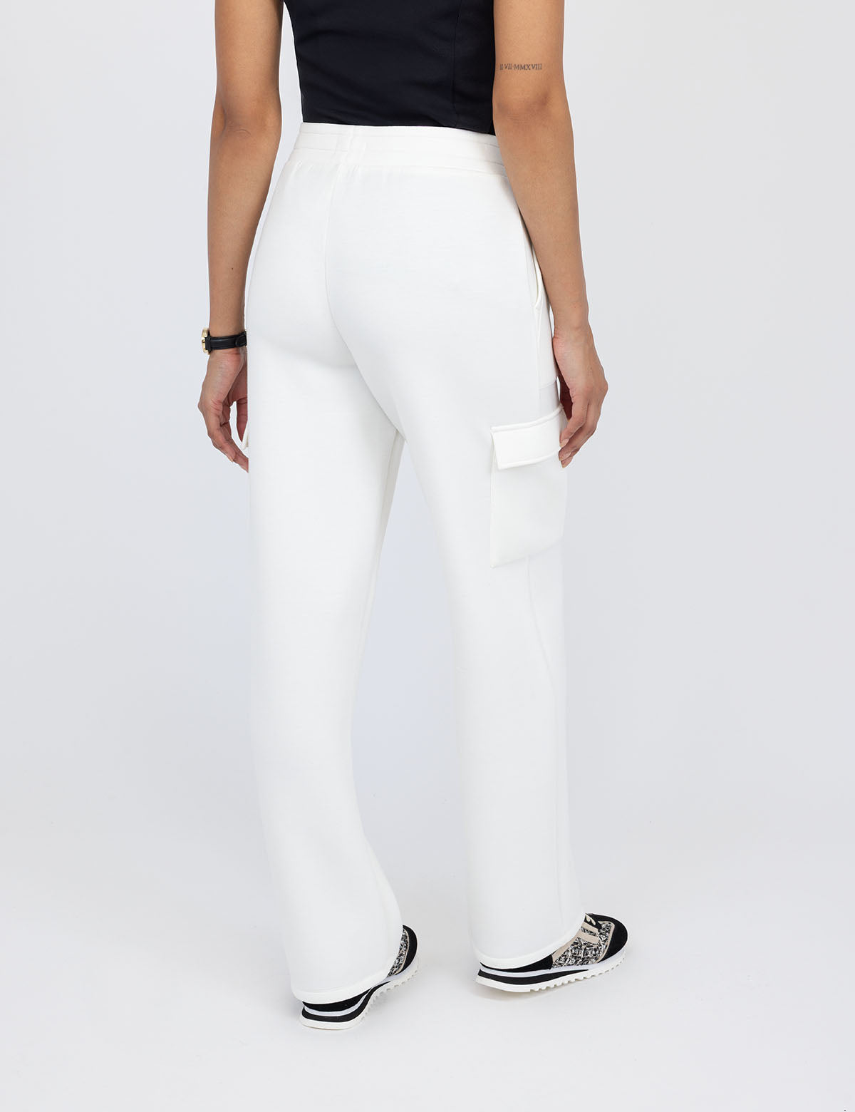White Label Straight Fit Cargo Scuba Pants