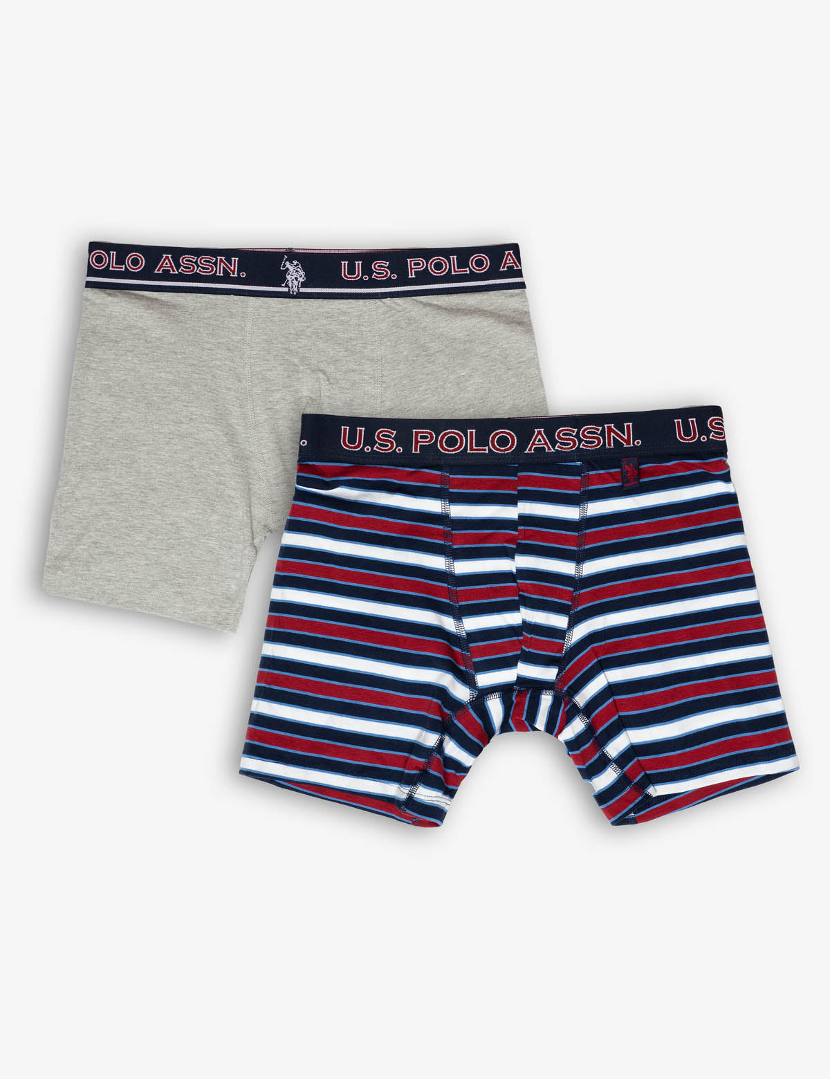 U.S. Polo Assn. Men's Stretch Boxer Briefs 2-Pack – Breathable & Tag-Free