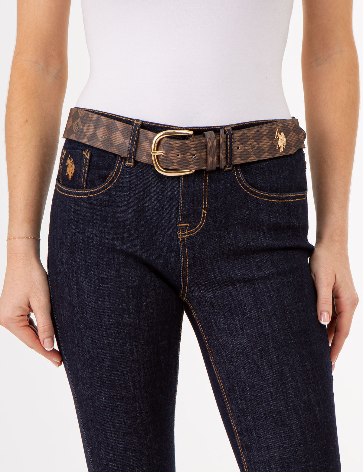 Women's 40mm Signature Leather Belt – Stylish & Classic Accessory