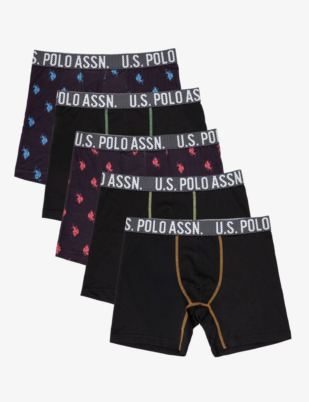5 Pack Stretch Boxer Briefs - Comfortable Multipack Underwear