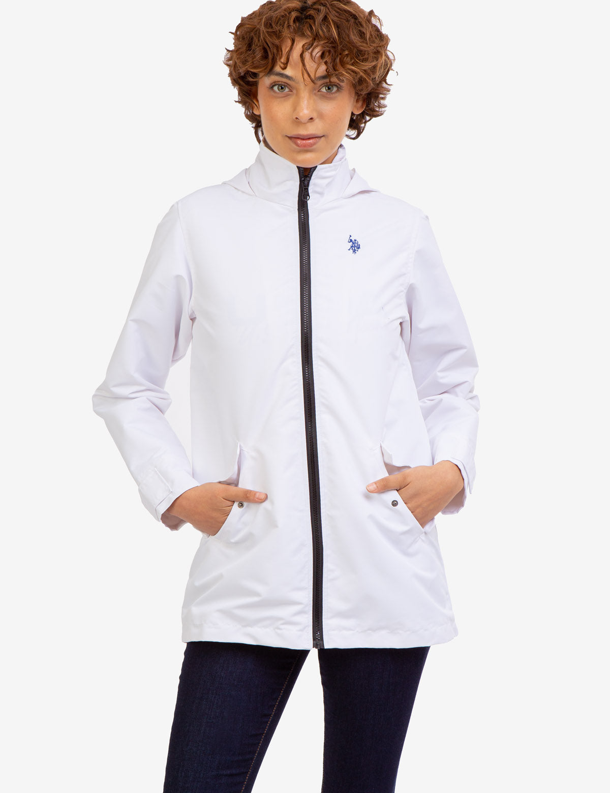 Waterproof Zip-Front Hooded Raincoat for Men & Women