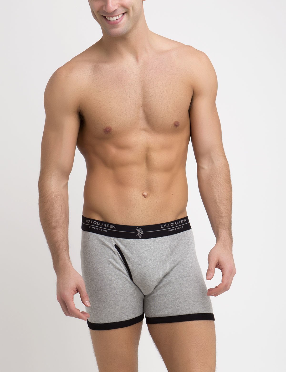 3 Pack Cotton Boxer Briefs for Men - Soft, Breathable & Comfortable