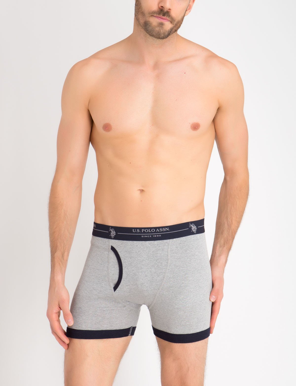 3 Pack Cotton Boxer Briefs for Men - Soft, Breathable & Comfortable