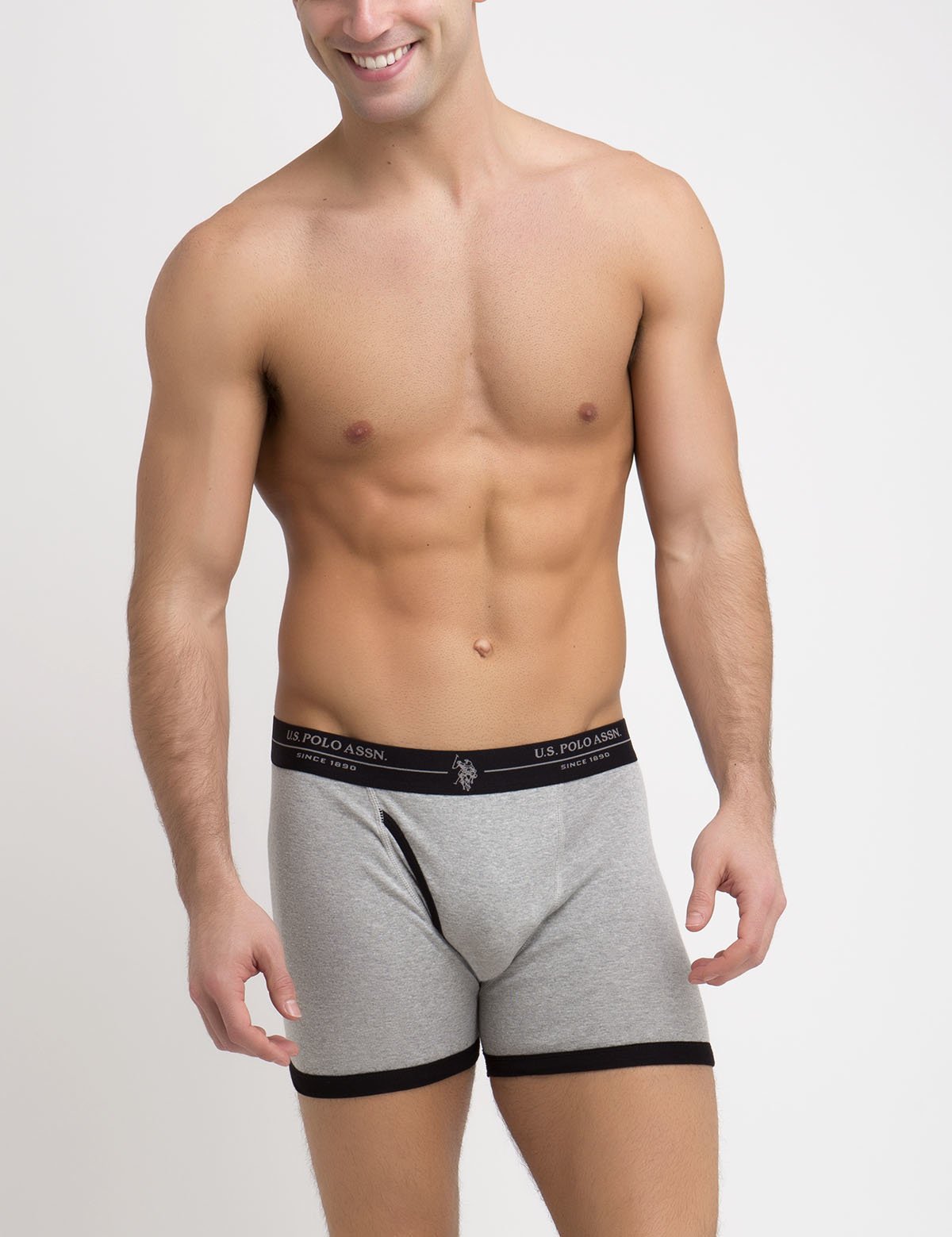 3 Pack Cotton Boxer Briefs for Men - Soft, Breathable & Comfortable