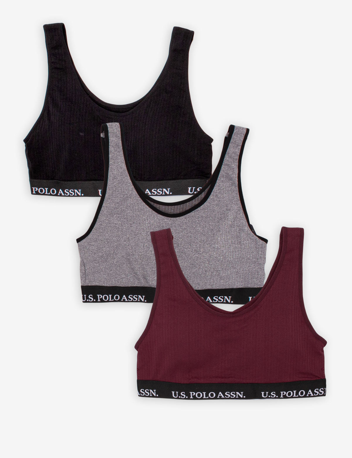 Plus Size Seamless Bras 3-Pack - Wire Free & Removable Pads