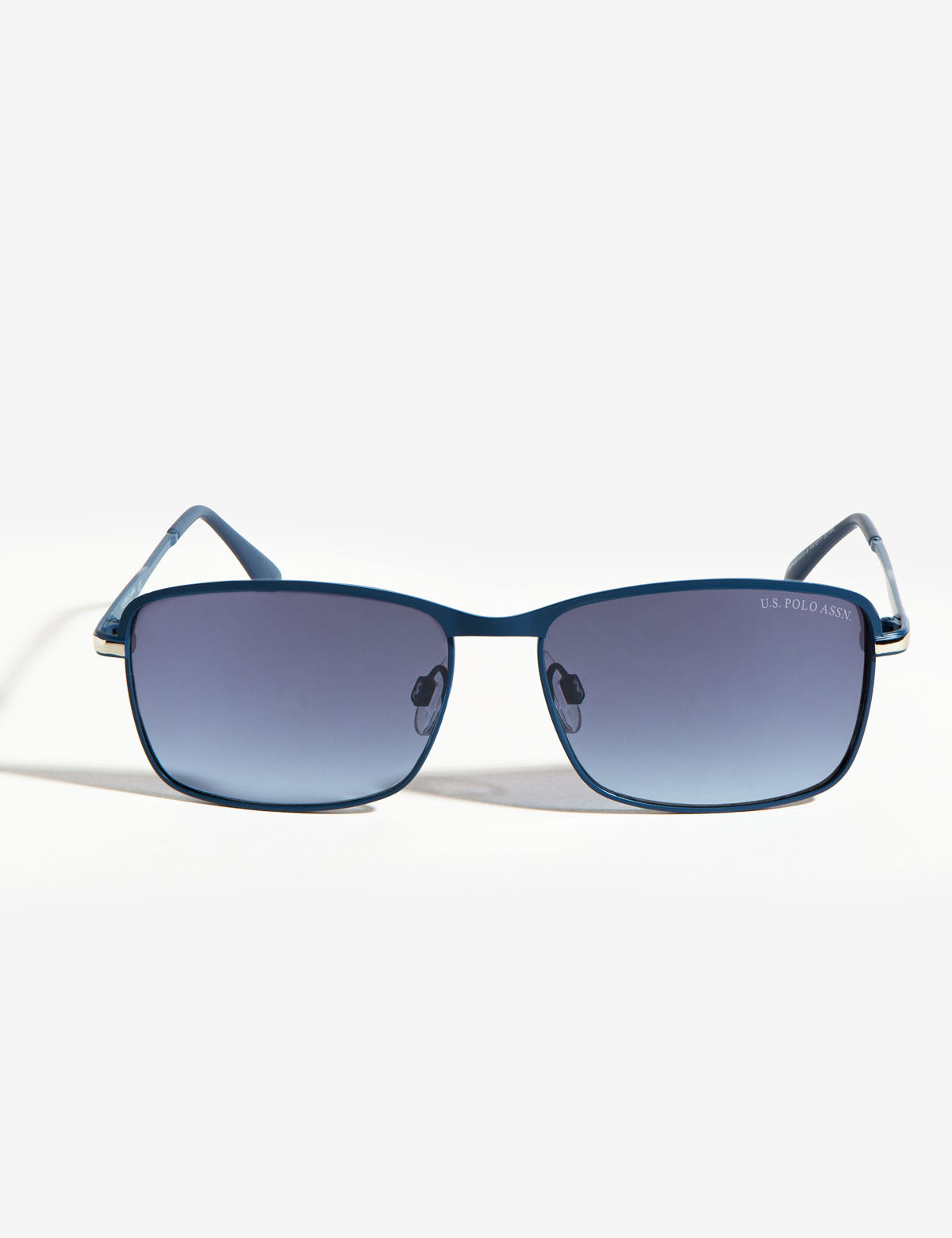 Men's Metal Frame Rectangular Sunglasses