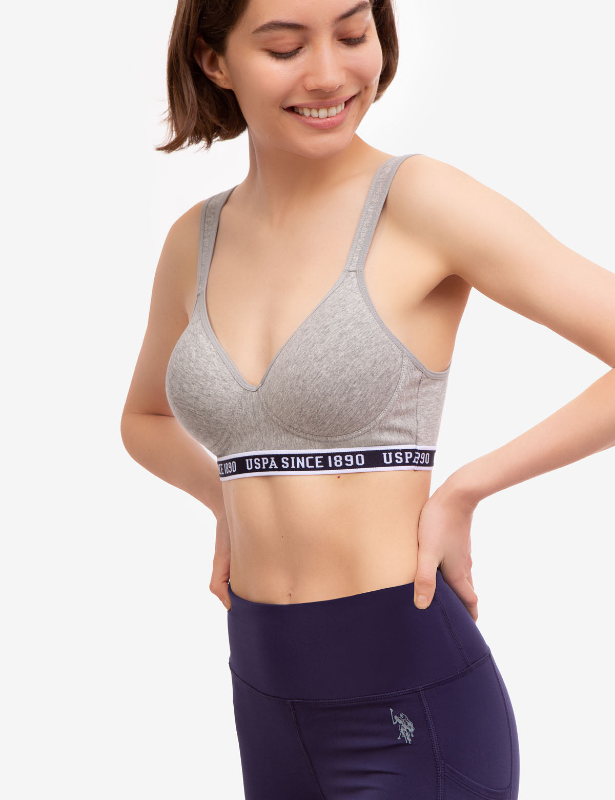 3 Pack Cotton Sports Bras - Wire Free & Tag Free
