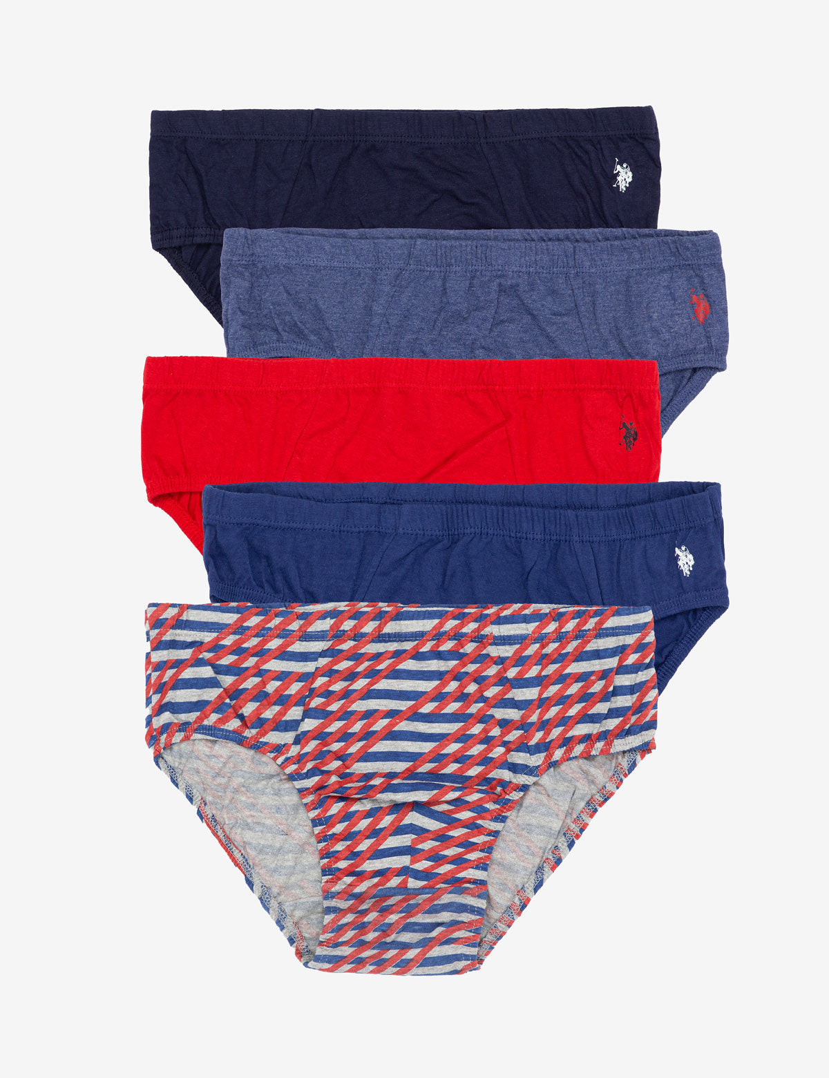 5 Pack Low Rise Briefs for Men - Breathable & Comfortable