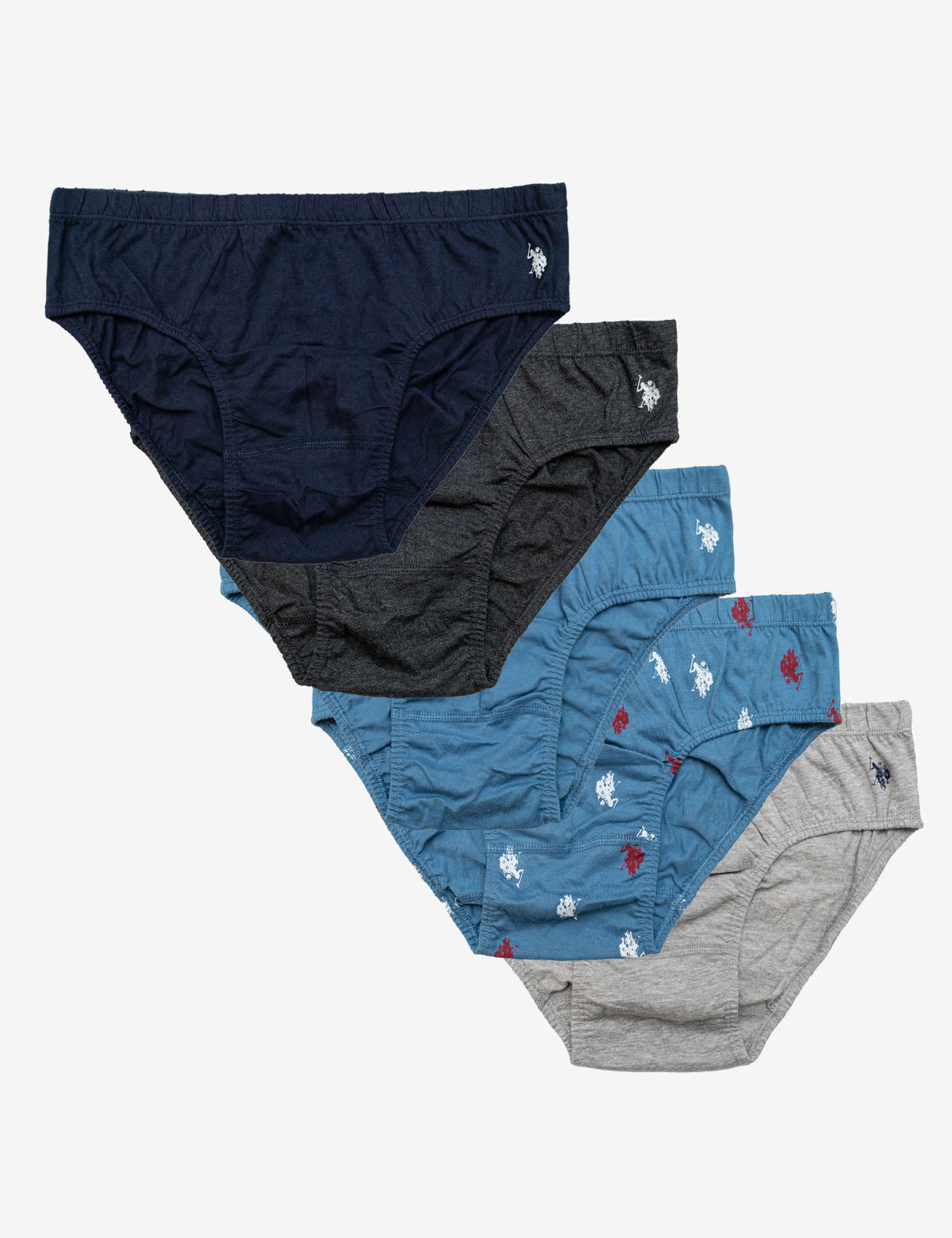 5 Pack Low Rise Briefs for Men - Breathable & Comfortable