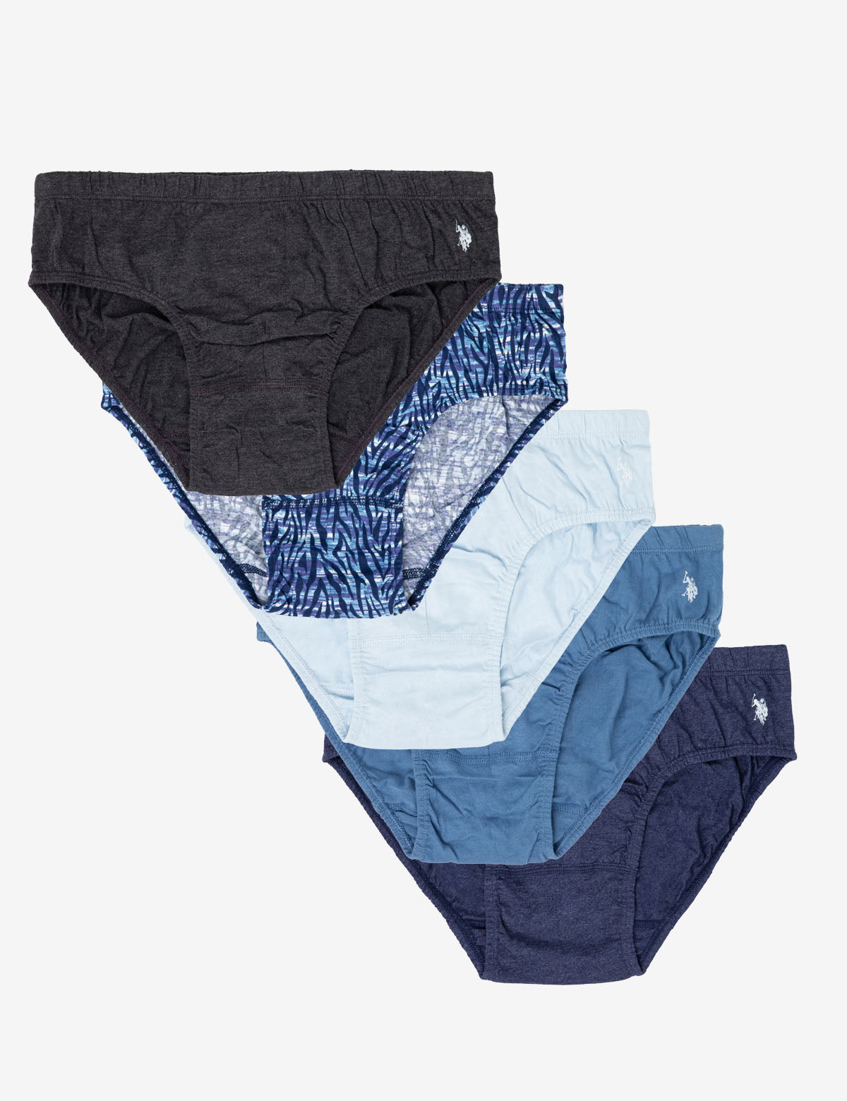 5 Pack Low Rise Briefs for Men - Breathable & Comfortable