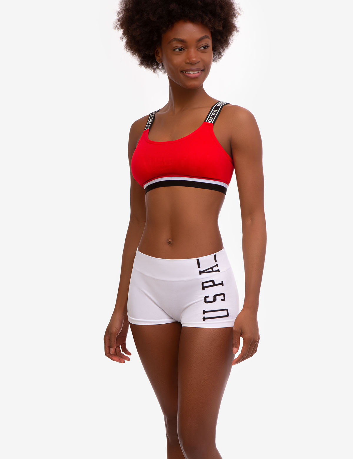 5 Pack Seamless Boyshorts Panties - Tag Free, Printed Waistband