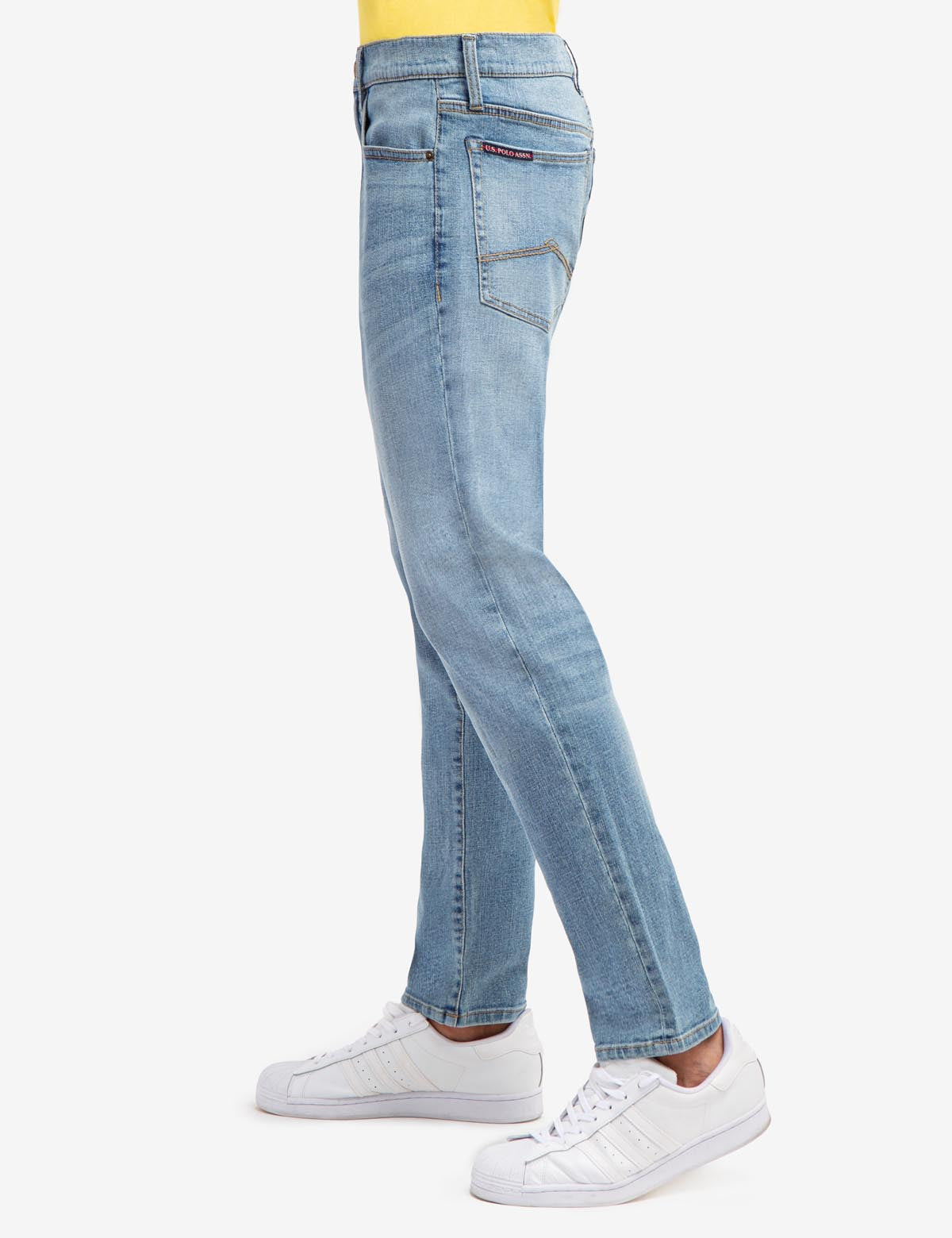 Men's Athletic Fit Jeans - 5 Pocket Stretch Denim