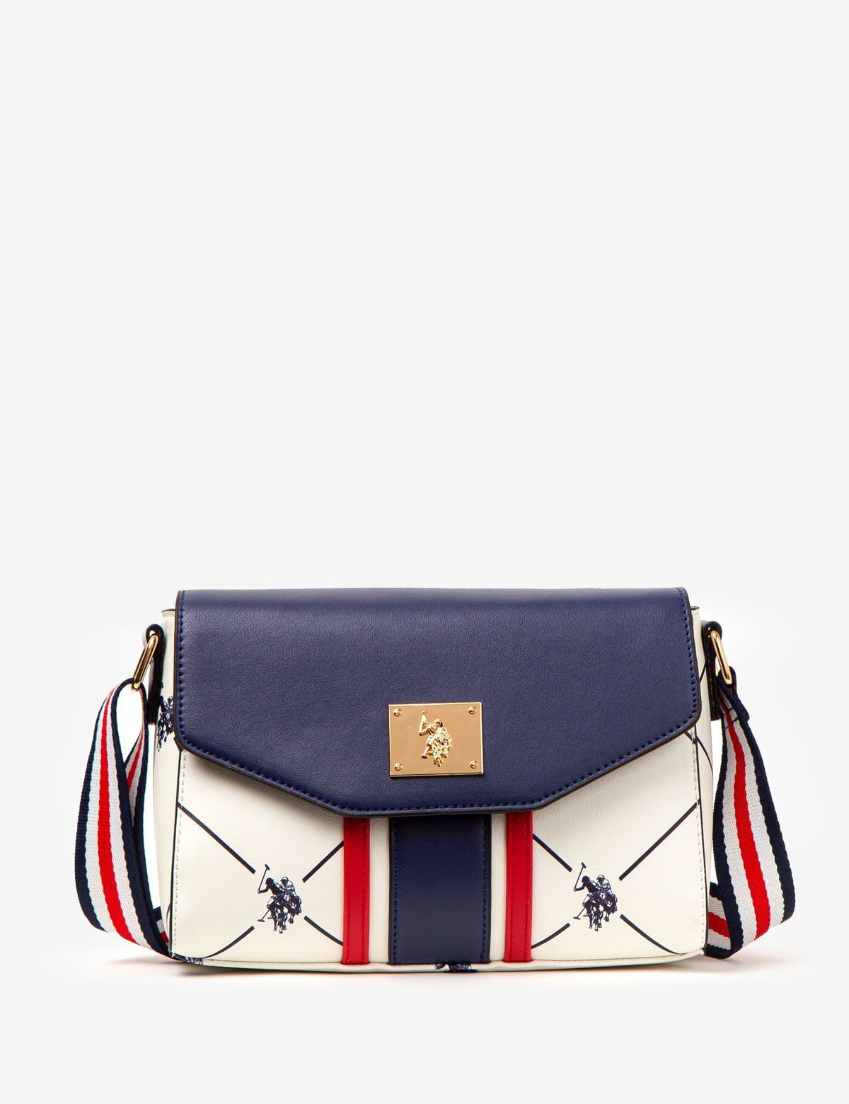 American Heritage Leather Crossbody Bag - 9" Compact Purse