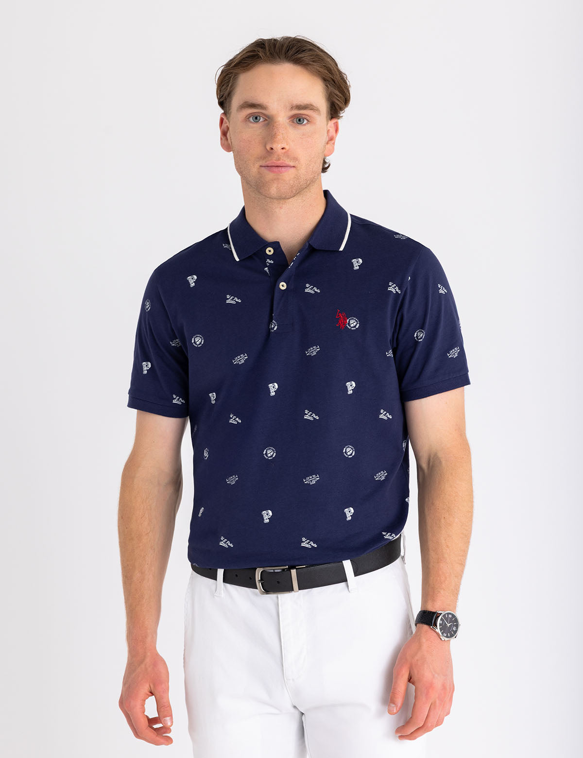 Custom All Over Print Jersey Polo Shirt - Breathable & Stylish