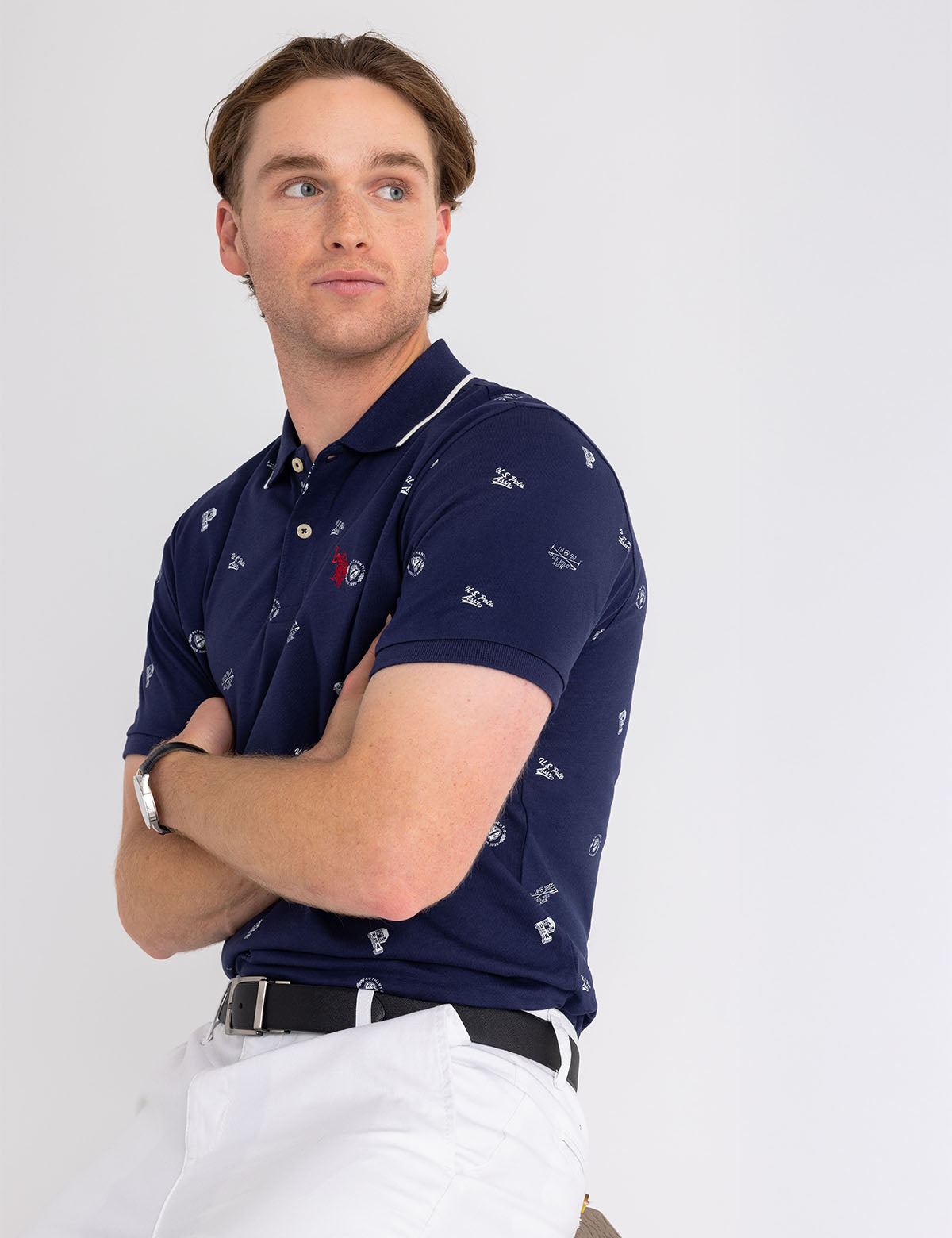 Custom All Over Print Jersey Polo Shirt - Breathable & Stylish
