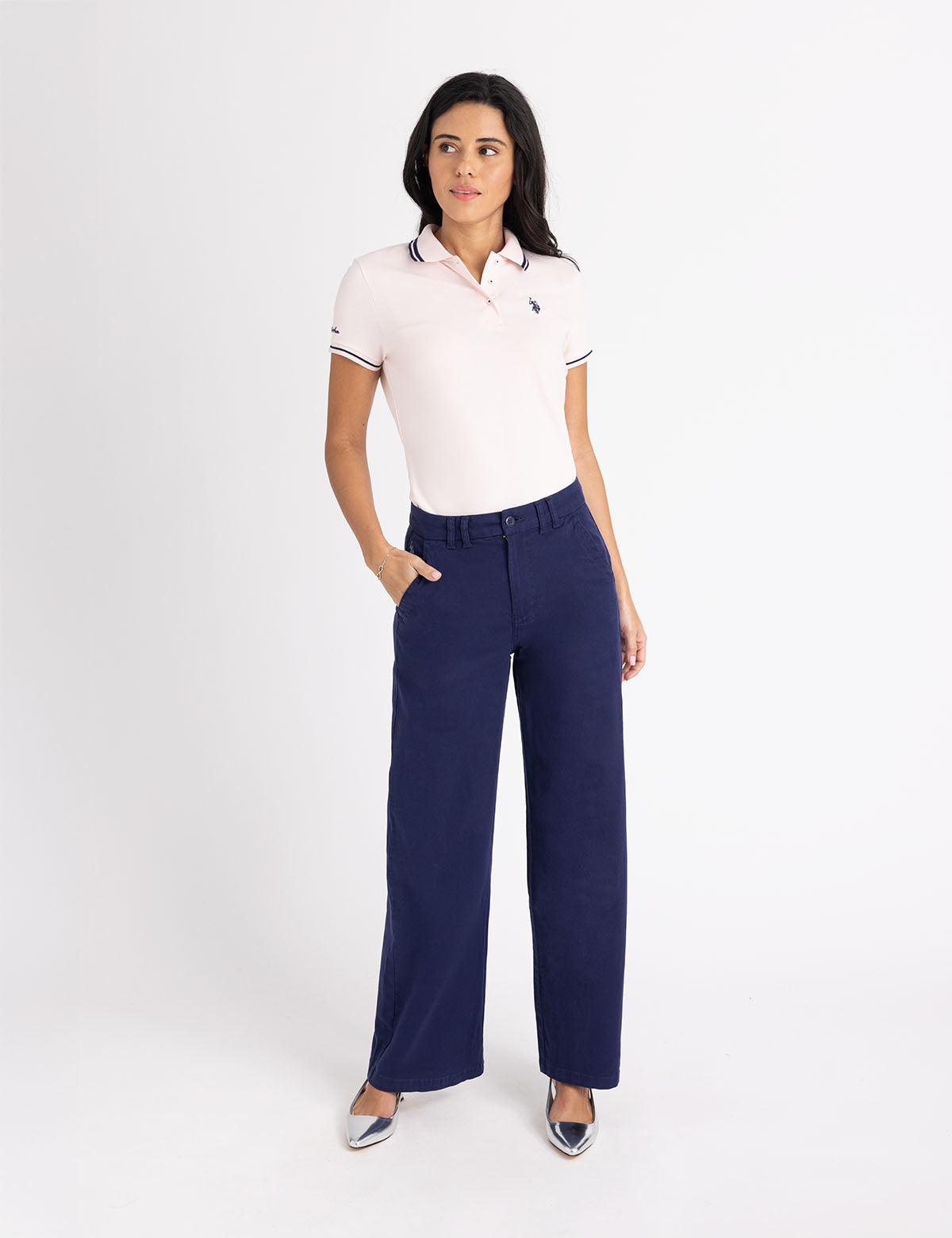 Double-Tipped Classic Polo Shirt for Men