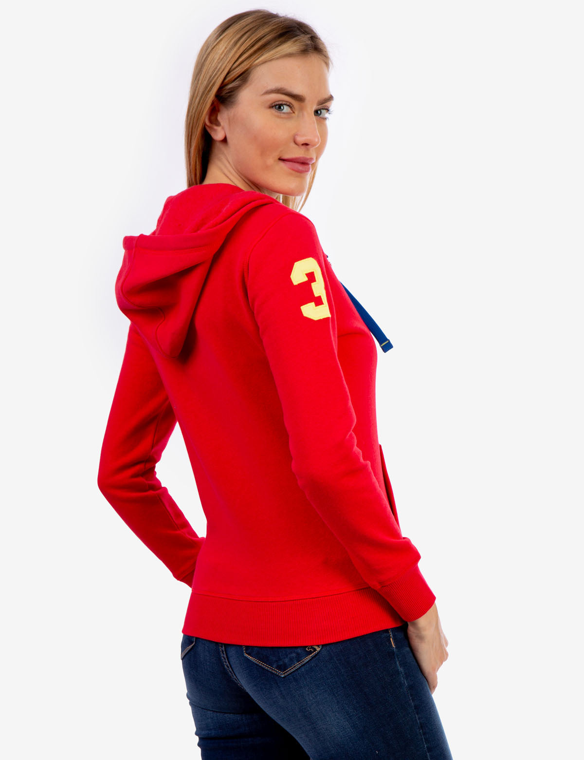 Men's Zip-Up Hoodie with Embroidered Logo & Kangaroo Pockets