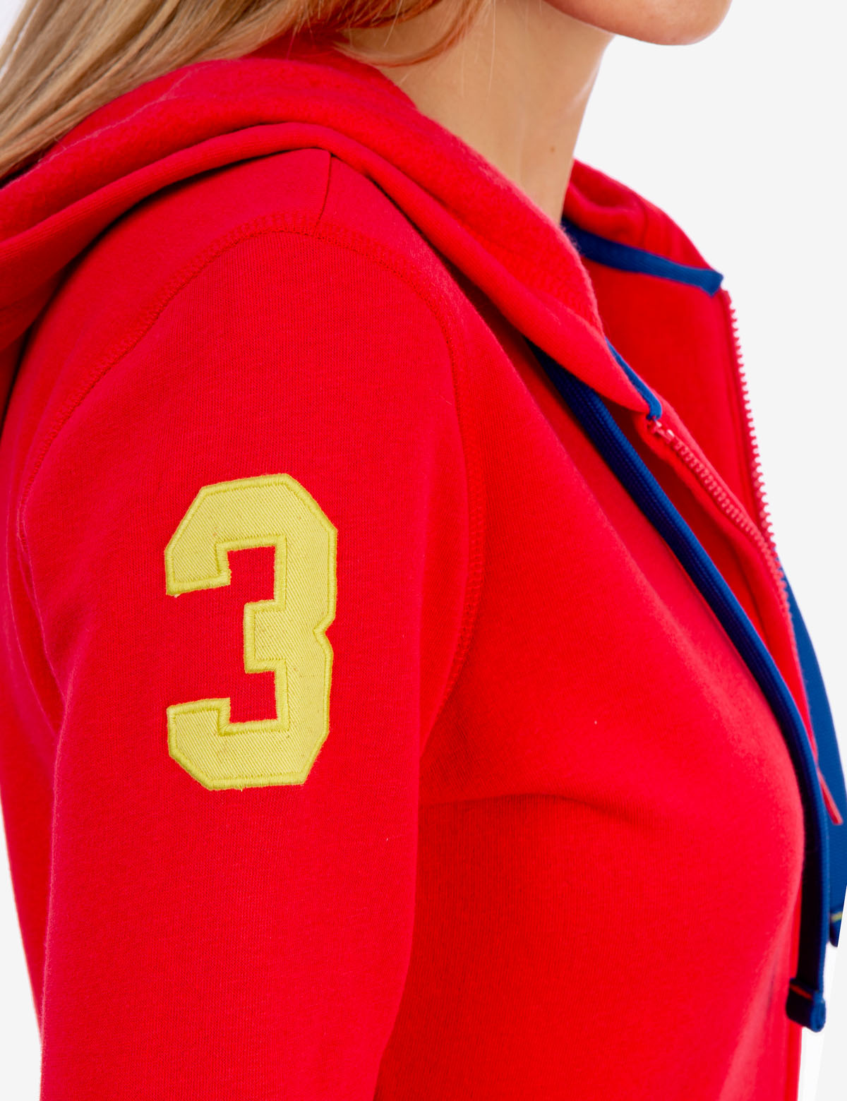 Men's Zip-Up Hoodie with Embroidered Logo & Kangaroo Pockets