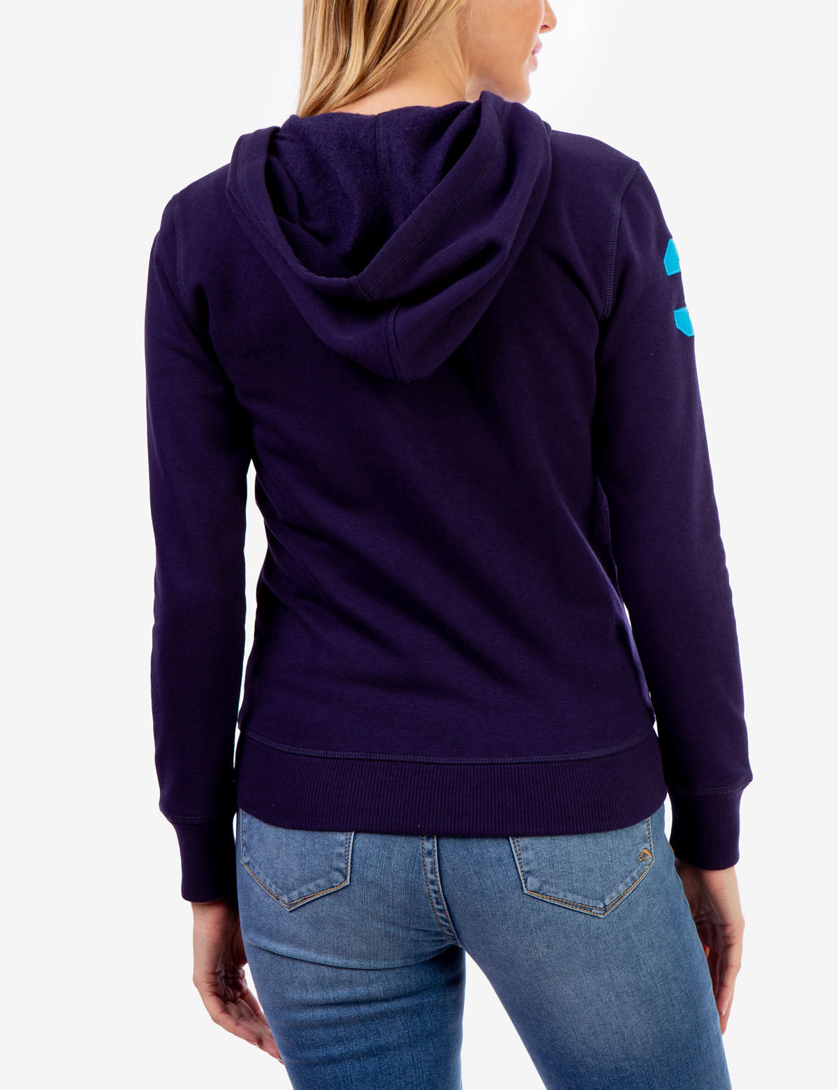 Men's Zip-Up Hoodie with Embroidered Logo & Kangaroo Pockets