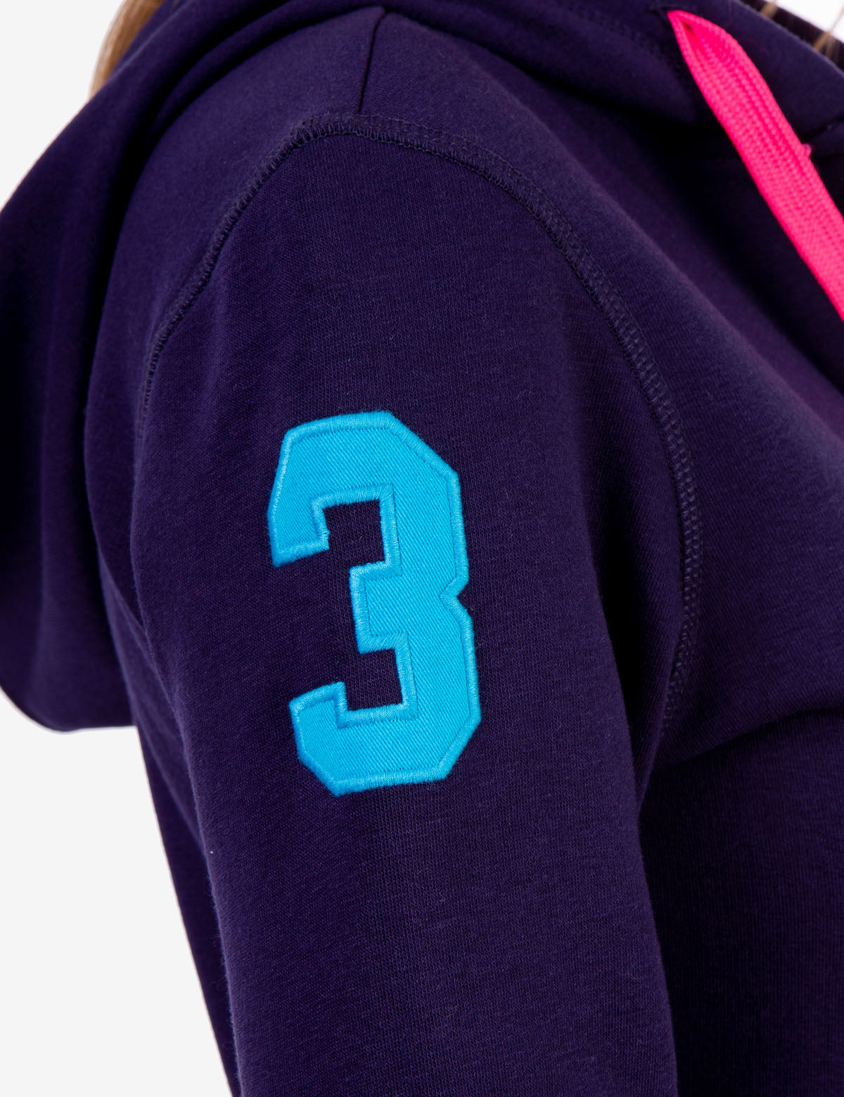 Men's Zip-Up Hoodie with Embroidered Logo & Kangaroo Pockets