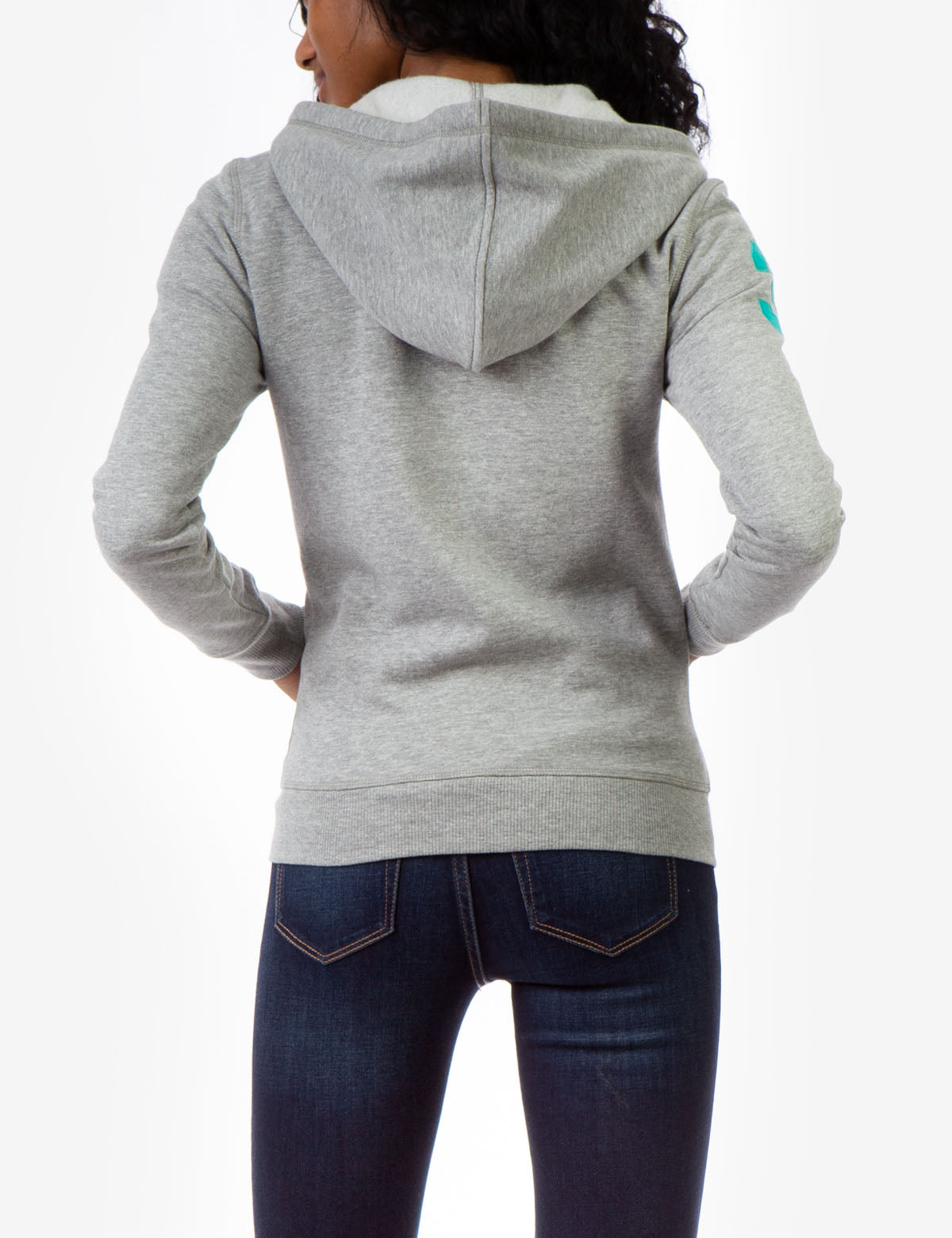 Men's Zip-Up Hoodie with Embroidered Logo & Kangaroo Pockets
