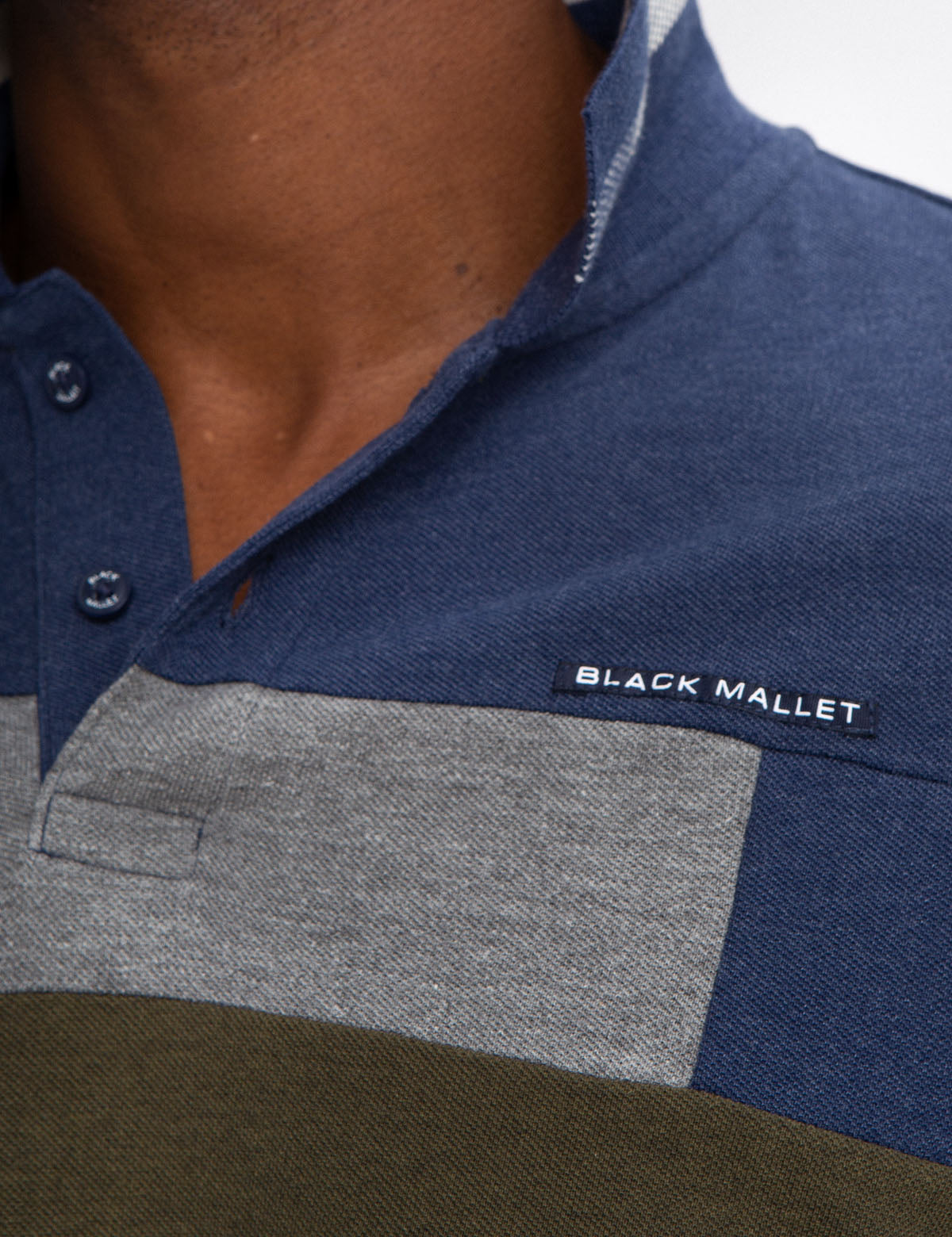 Black Mallet Classic Fit Polo Shirt - Cotton Blend Men's Top