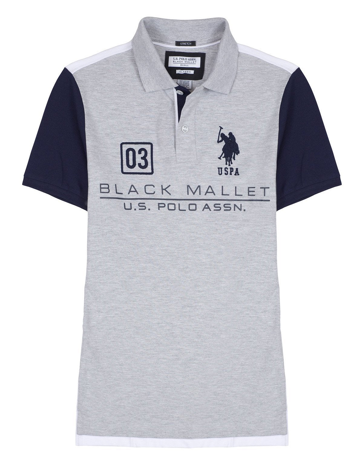 U.S. Polo Assn. Black Logo Polo Shirt - Short Sleeve