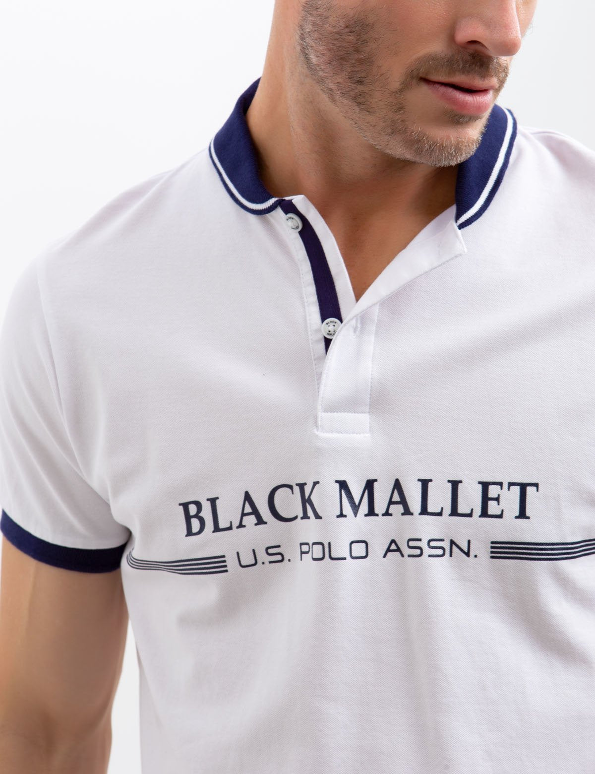 U.S. Polo Assn. Black Mallet Short Sleeve Polo Shirt