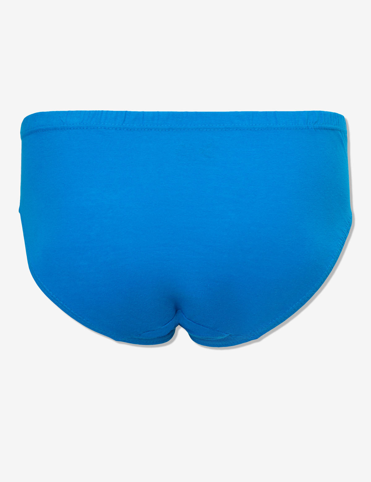 Blue Cotton Blend Low Rise Briefs 5-Pack – Tag-Free Comfort